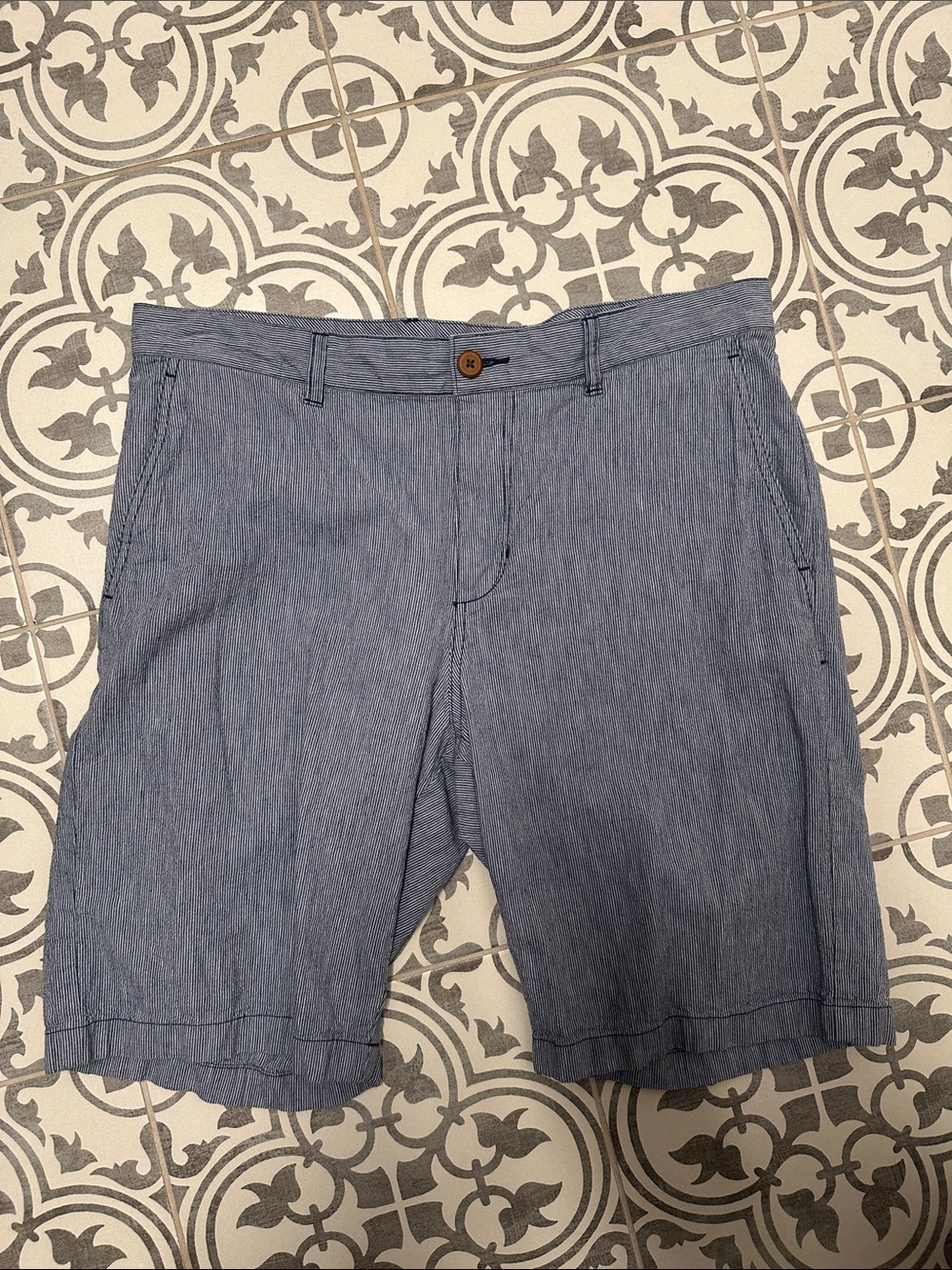 Tommy Bahama Light Blue Flat Front Men's Shorts